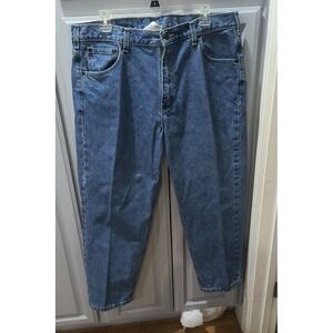 Carhartt B17-STW Relaxed Fit Stonewash Blue Denim Jeans Mens 38x28
